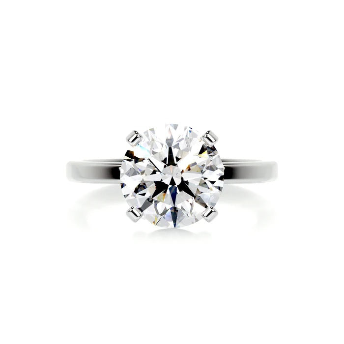 3 CT Brilliant Round Solitaire Diamond Rings For Women