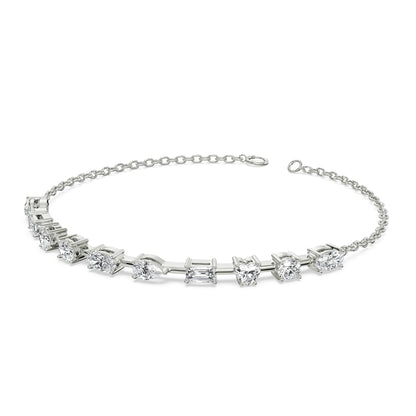 Multi Diamond Tennis Bracelet