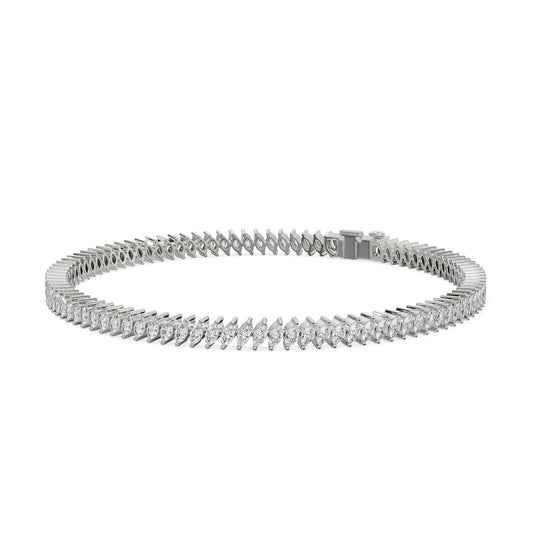 Marquise Cocktail Diamond Bracelet