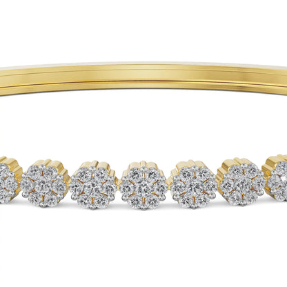 Rosie Clustered Diamond Bracelet