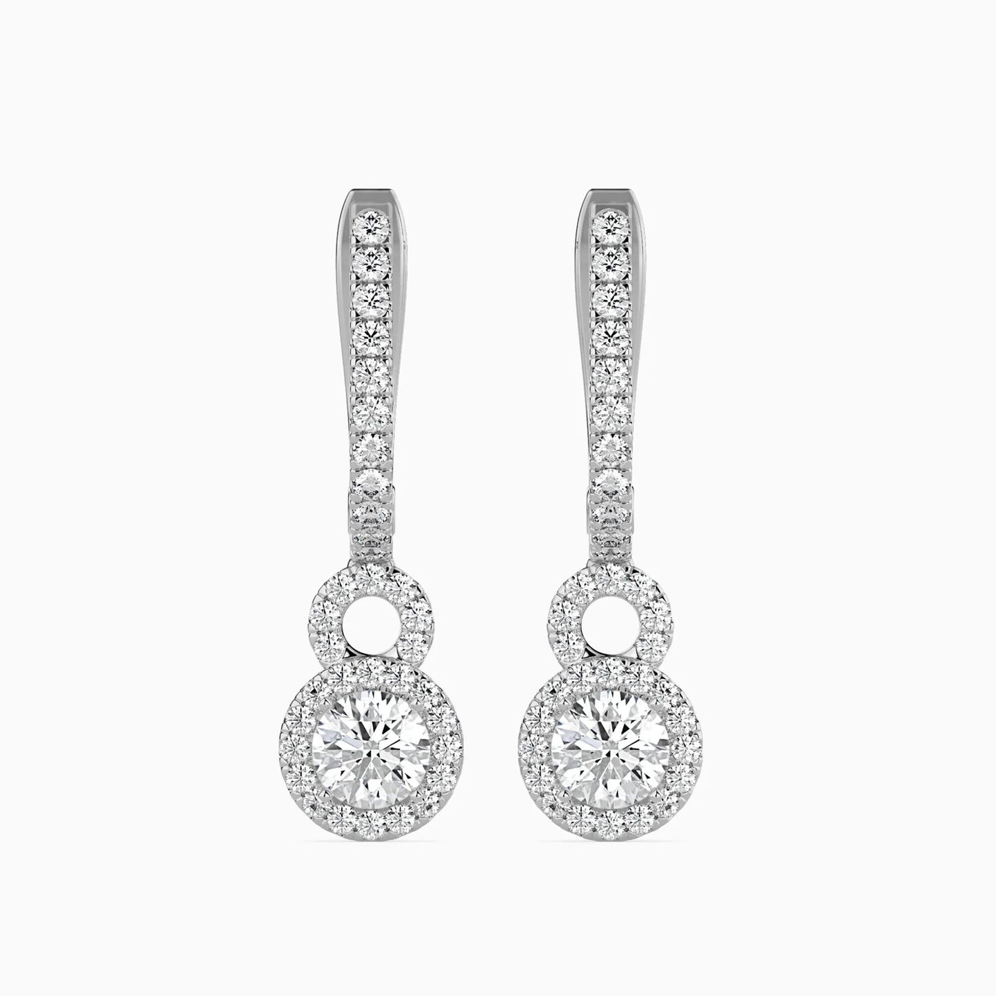 Diamond Droplet Earrings