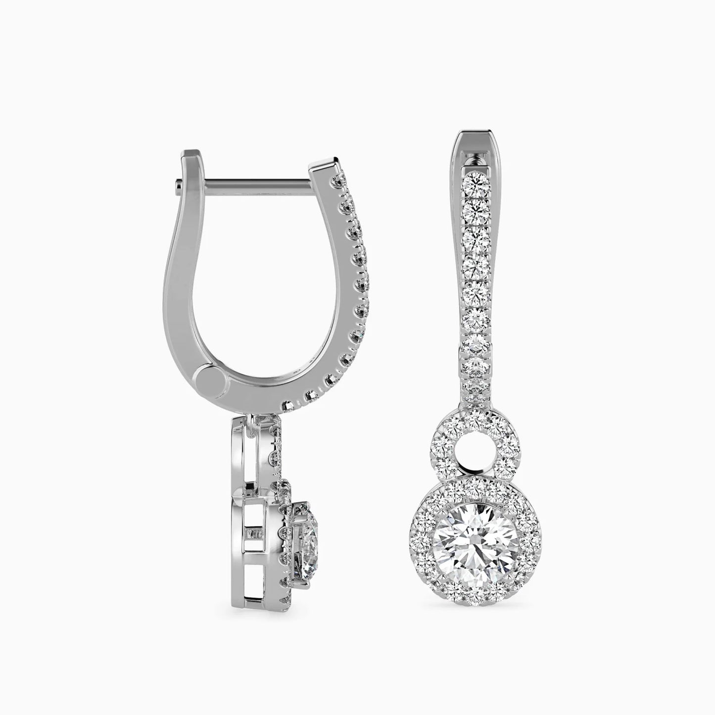 Diamond Droplet Earrings