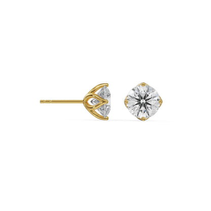 0.5 CT Timeless Solitaire Studs Earrings