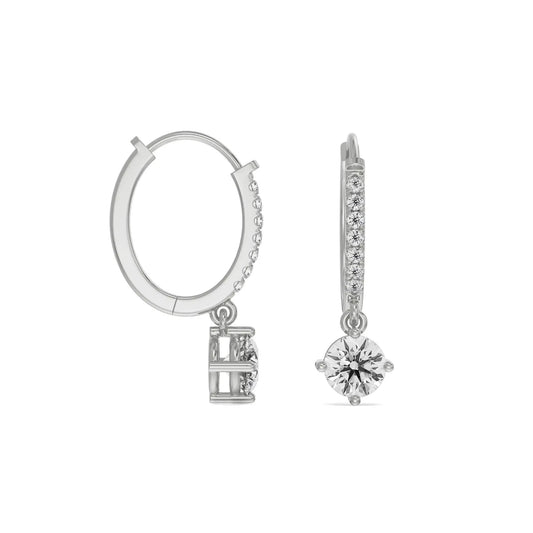 Jisora Drop Diamond Earrings