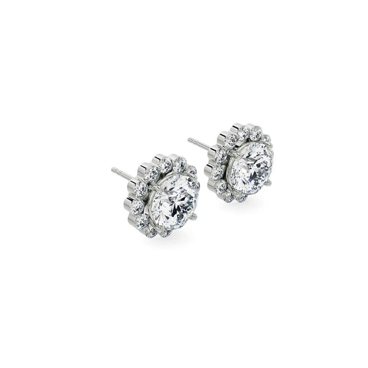 1 CT Sunflower Detachable Diamond Studs Earrings