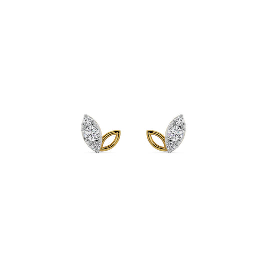 Duo Marquise Diamond Studs Earrings