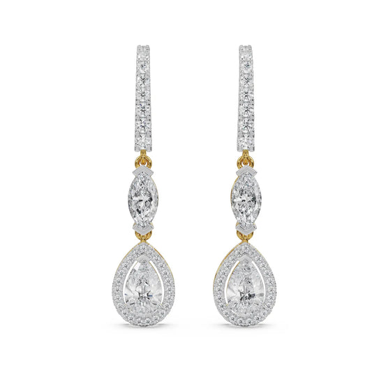 Euphoric Diamond Drop Earrings