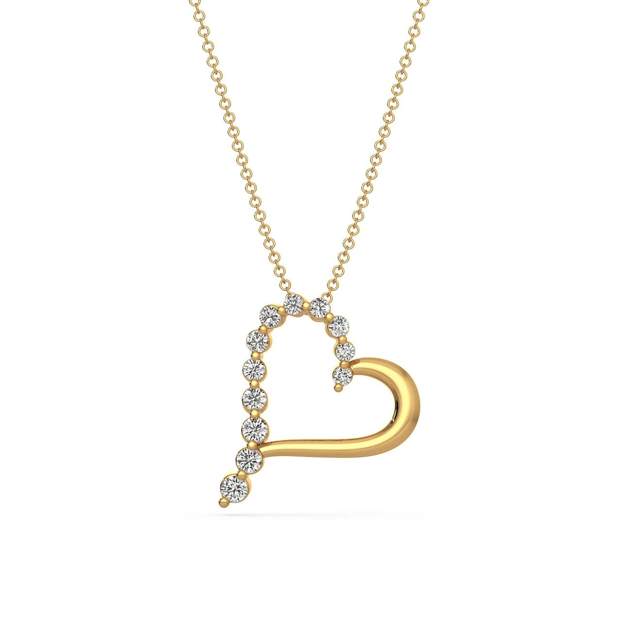 Heart Felt Diamond Necklace