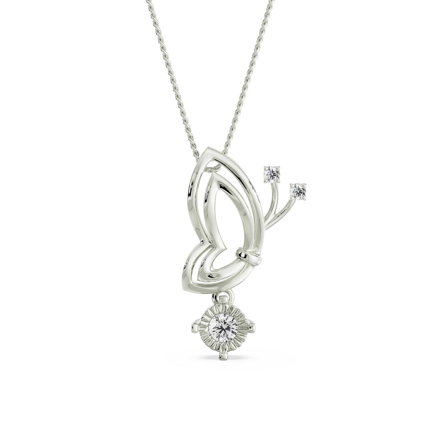 Artistic Diamond Necklace