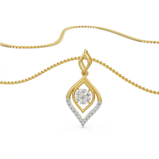 Serene Blossom Diamond Necklace