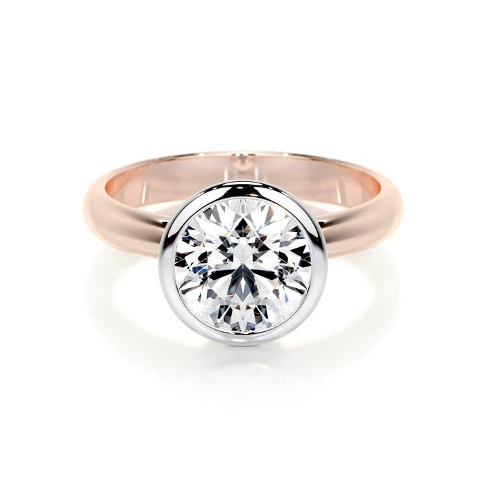 3 CT Brilliant Round Solitaire Diamond Rings