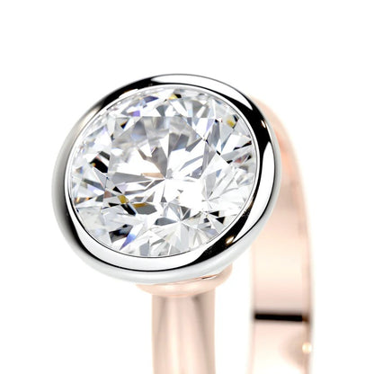 3 CT Brilliant Round Solitaire Diamond Rings