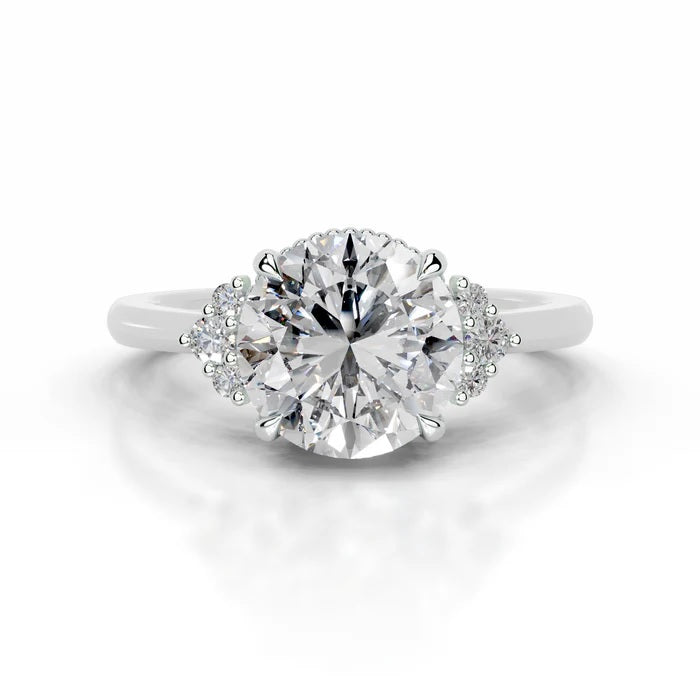 2 CT Brilliant Round Shaped Diamond Rings