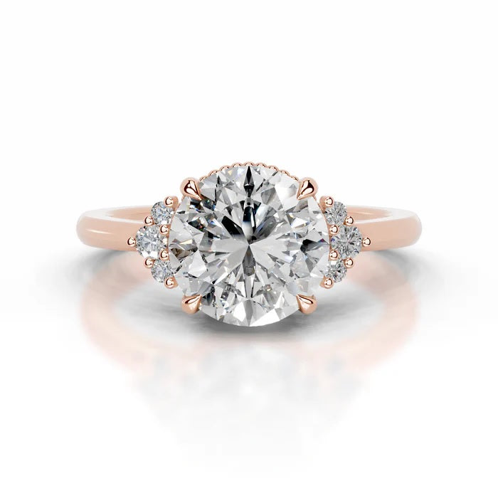 2 CT Brilliant Round Shaped Diamond Rings