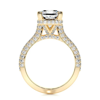 3 CT Radiant Shaped Diamond Rings Foe Women