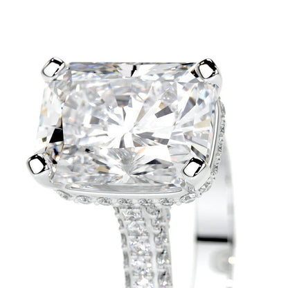 3 CT Radiant Shaped Diamond Rings Foe Women