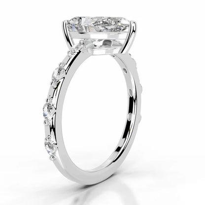 2 CT Pear Shaped Diamond Rings For Women