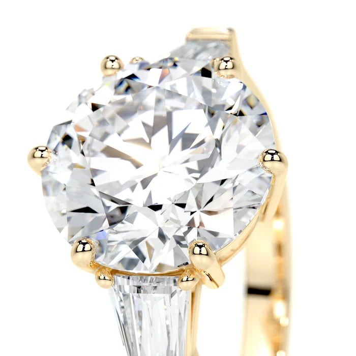 2 CT Radiant Shaped Diamond Rings For Women