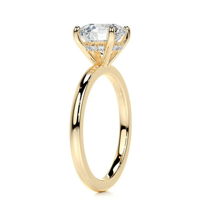 2 CT Round Solitaire Diamond Rings For Women