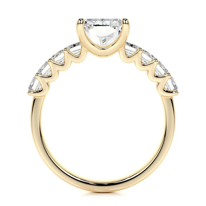 3 CT radiant Shaped Diamond Rings For Women