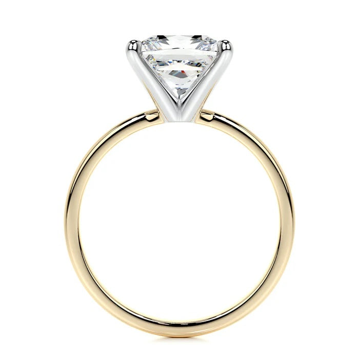 3 CT Princess Shaped Solitaire Diamond Rings For Women