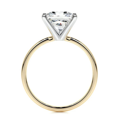 3 CT Princess Shaped Solitaire Diamond Rings For Women