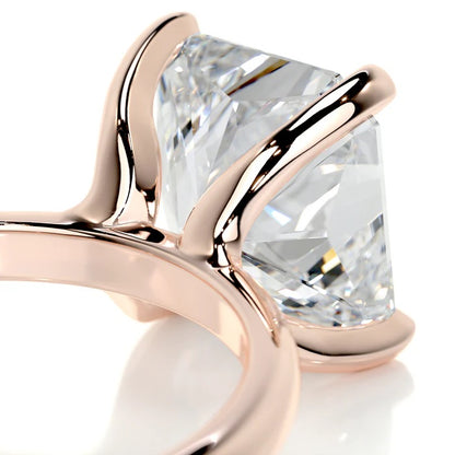 3 CT Radiant Shaped Solitaire Rings For Women