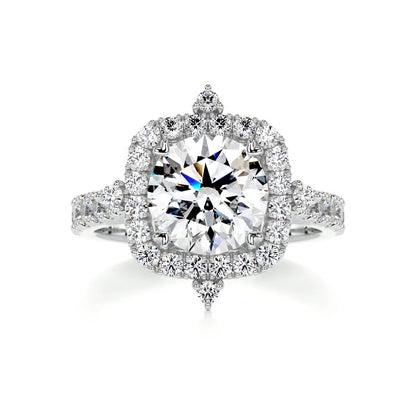 1.5 CT Brilliant Round Shaped Diamond Rings For Women