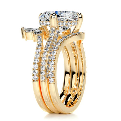 4 CT Cushion Shaped Diamond Rings For Women